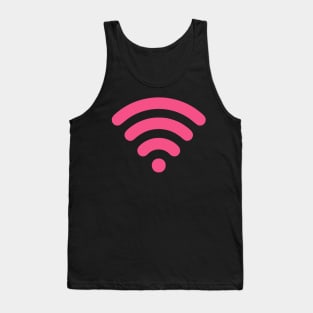 Cute Pink Wi-Fi Tank Top